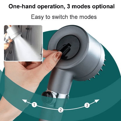 2 in 1 Massager + High Speed Shower Head