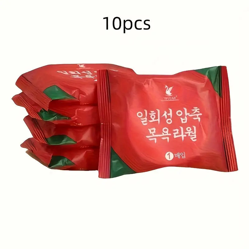 🧼 Magic Compressed Towel Tablets – Pack of 10🔥