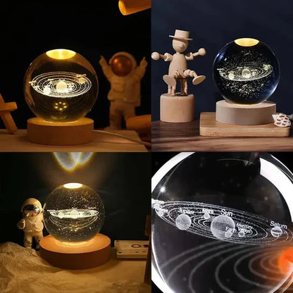 😍FLAT 70% OFF SALE🎁3D CRYSTAL BALL LAMP