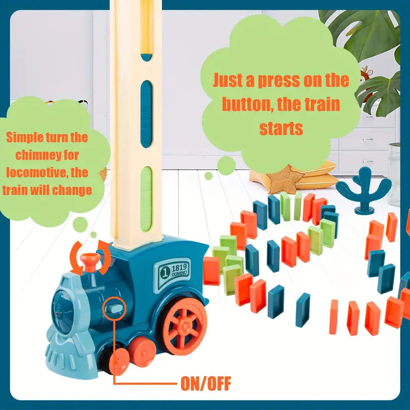 Trending Train Domino Set ⭐49% OFF SALE💫
