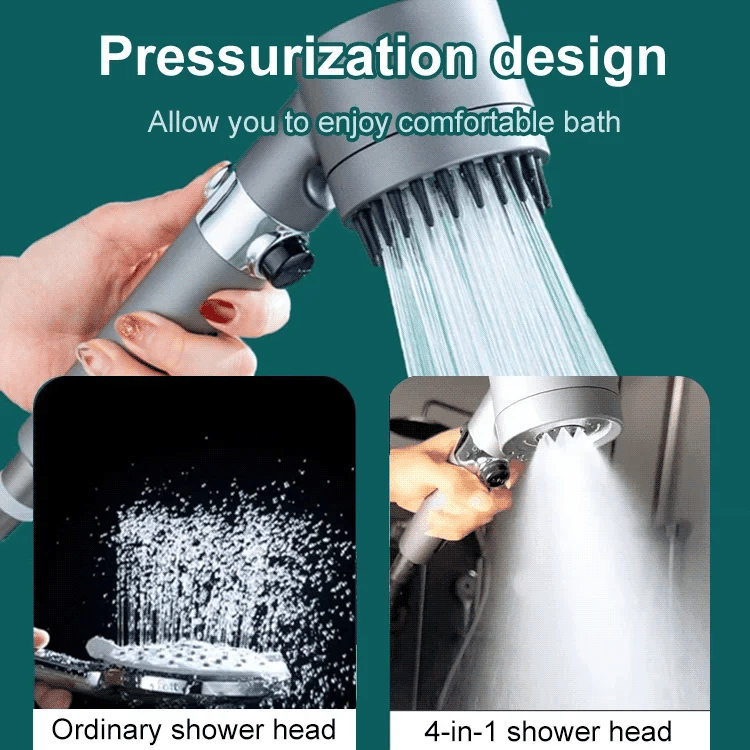 2 in 1 Massager + High Speed Shower Head