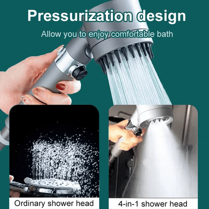 2 in 1 Massager + High Speed Shower Head